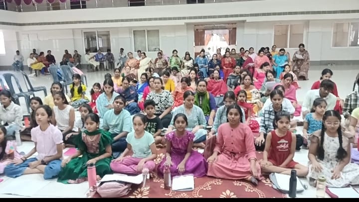 Audience gathered for a music event